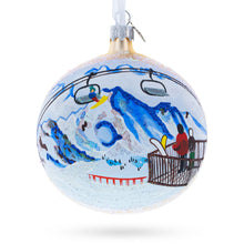 Load image into Gallery viewer, Verbier Ski Resort, Switzerland Glass Ball Christmas Ornament