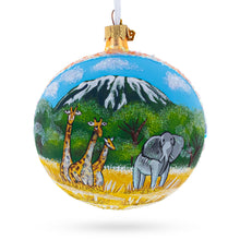 Load image into Gallery viewer, Mount Kilimanjaro, Tanzania Glass Ball Christmas Ornament