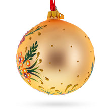 Load image into Gallery viewer, Helenium Flowers Glass Ball Ornament