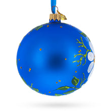 Load image into Gallery viewer, Poppies and Chamomiles Glass Ball Ornament