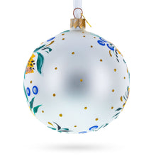 Load image into Gallery viewer, Heliopsis Flowers Glass Ball Ornament