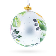 Load image into Gallery viewer, Birds Singing Extravaganza Glass Ball Christmas Ornament 4 Inches