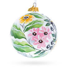 Load image into Gallery viewer, Birds Singing Extravaganza Glass Ball Christmas Ornament 4 Inches