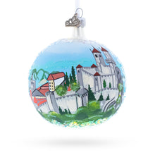 Load image into Gallery viewer, San Marino Glass Ball Christmas Ornament 4 Inches