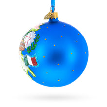 Load image into Gallery viewer, Italy Landmarks and Symbols Glass Ball Christmas Ornament 4 Inches