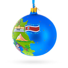 Load image into Gallery viewer, Costa Rica Landmarks and Symbols Glass Ball Christmas Ornament 4 Inches