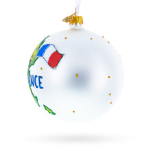 Load image into Gallery viewer, France Landmarks and Symbols Glass Ball Christmas Ornament 4 Inches