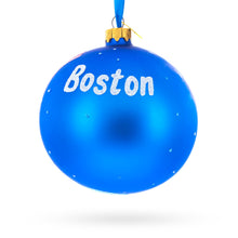 Load image into Gallery viewer, Boston, Massachusetts, USA Glass Ball Christmas Ornament 4 Inches