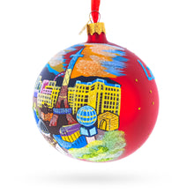 Load image into Gallery viewer, Las Vegas Skyline, Nevada, USA Glass Ball Christmas Ornament 4 Inches