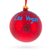 Load image into Gallery viewer, Las Vegas Skyline, Nevada, USA Glass Ball Christmas Ornament 4 Inches