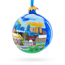 Load image into Gallery viewer, Downtown of Kansas City, Missouri Glass Ball Christmas Ornament 4 Inches