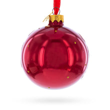 Load image into Gallery viewer, African Sunset with Giraffe and Tree Glass Ball Christmas Ornament 3.25 Inches