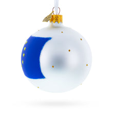 Load image into Gallery viewer, Flag of European Union Glass Ball Ornament 3.25 Inches