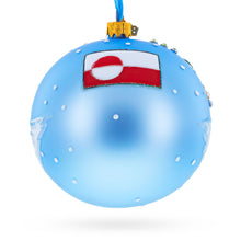 Load image into Gallery viewer, Greenland's Northern Lights Glass Ball Christmas Ornament
