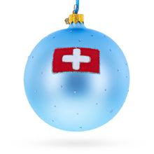 Load image into Gallery viewer, Matterhorn, Zermatt, Switzerland Jeweled Glass Ball Christmas Ornament 4 Inches