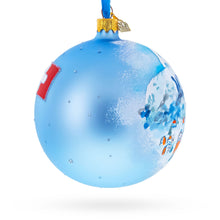 Load image into Gallery viewer, Matterhorn, Zermatt, Switzerland Jeweled Glass Ball Christmas Ornament 4 Inches