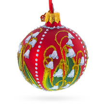 Load image into Gallery viewer, 1898 Lilies of the Valley Royal Glass Ball Christmas Ornament 2.4 Inches