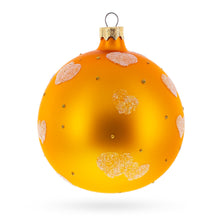 Load image into Gallery viewer, Merry Christmas from Two Bears in Love Glass Ball Christmas Ornament 4 Inches