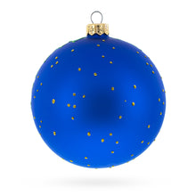 Load image into Gallery viewer, USA Navy Soldier with American Flag Glass Ball Patriotic Christmas Ornament 4 Inches