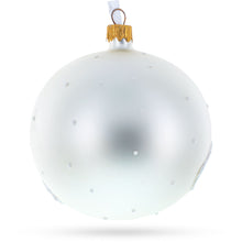 Load image into Gallery viewer, A Winter Romance 'Our First Christmas' Glass Ball Ornament 3.25 Inches