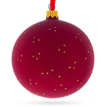Load image into Gallery viewer, Buzzing Bee in Flight Collecting Honey Glass Ball Christmas Ornament 3.25 Inches