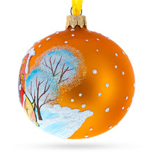 Load image into Gallery viewer, Festive Dogs' Holiday Celebration Glass Ball Christmas Ornament 3.25 Inches