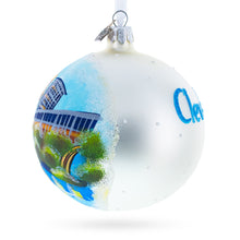 Load image into Gallery viewer, Cleveland, Ohio Glass Ball Christmas Ornament 4 Inches