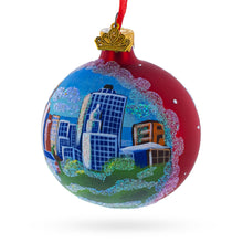 Load image into Gallery viewer, Memphis, Tennessee Glass Ball Christmas Ornament 3.25 Inches