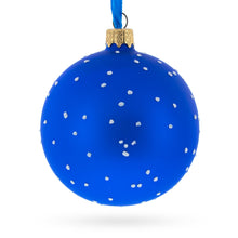 Load image into Gallery viewer, Star of David Jewish Glass Ball Ornament 3.25 Inches