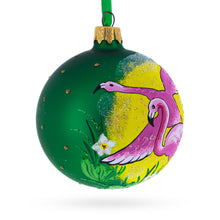 Load image into Gallery viewer, Pink Flamingos Glass Christmas Ornament 3.25 Inches