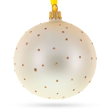 Load image into Gallery viewer, Passionate Cappuccino Lover Glass Ball Christmas Ornament 4 Inches