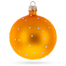 Load image into Gallery viewer, Santa Climbing Down the Chimney Glass Ball Christmas Ornament 3.25 Inches