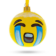 Load image into Gallery viewer, Loudly Crying Facial Expressions Glass Ball Christmas Ornament 3.25 Inches