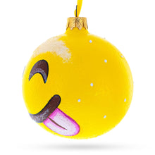 Load image into Gallery viewer, Indulging in Delight Savoring Delicious Food Glass Ball Christmas Ornament 3.25 Inches