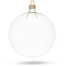 Load image into Gallery viewer, Set of 4 Clear Glass Ball Christmas Ornaments DIY Craft 4 Inches