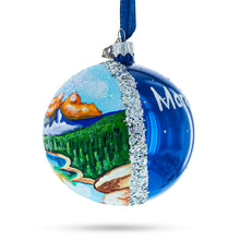 Load image into Gallery viewer, Moraine Lake near Banf, Alberta, Canada Glass Ball Christmas Ornament 4 Inches