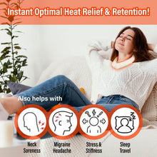 Load image into Gallery viewer, Portable Neck Heating Pad, Microwavable Ring for Neck Pain Relief, Cramps, and Sore Muscles