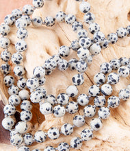 Load image into Gallery viewer, Knotted Dalmatian Jasper Necklace