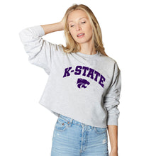 Load image into Gallery viewer, Kansas State Gray Crewneck