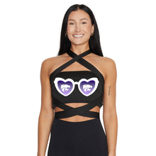 Load image into Gallery viewer, Kansas State Black Multi Way Bandeau Top