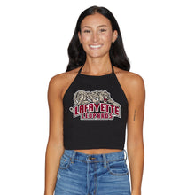Load image into Gallery viewer, Lafayette College Black Halter Top
