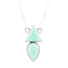 Load image into Gallery viewer, Lahana Green Chrysoprase and Sterling Silver Necklace