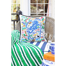 Load image into Gallery viewer, Lake Tahoe Hand-Embroidered Pillow