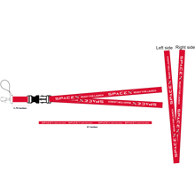 Load image into Gallery viewer, DL12-010 SpaceX Launch Crew Lanyard ID Card holder or Keychain school student 31 inch with Space X