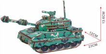 Load image into Gallery viewer, Tank Model Kit - Wooden Laser-Cut 3D Puzzle (137 Pcs)