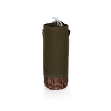 Load image into Gallery viewer, Malbec Insulated Canvas and Willow Wine Bottle Basket