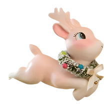Load image into Gallery viewer, Leaping High Pink Reindeer Clip Ornament by Bethany Lowe