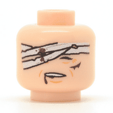 Load image into Gallery viewer, Bandaged Head - Custom LEGO Military Part
