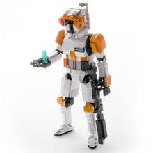Load image into Gallery viewer, Commander Cody 9" Figure - Custom MOC made using LEGO bricks