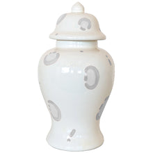 Load image into Gallery viewer, Light Gray Leopard Print Ginger Jars